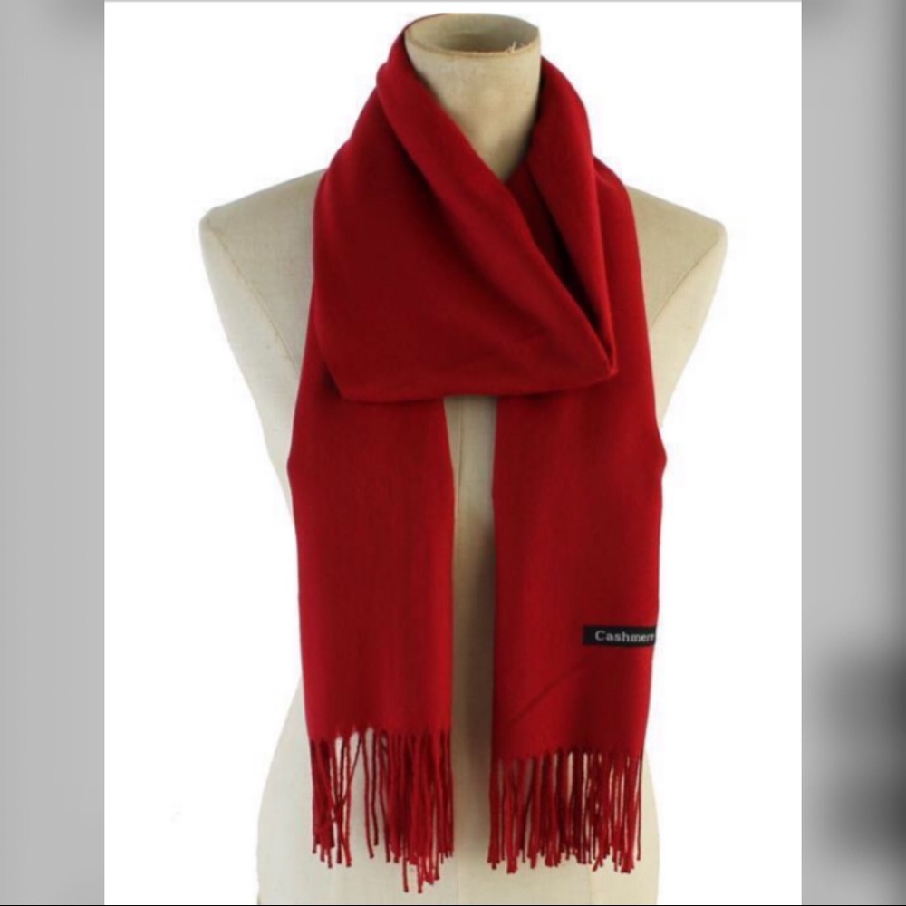 Burgundy Cashmere scarf